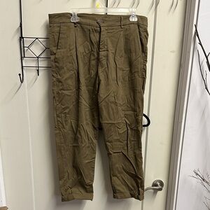 Zara Olive Chinos Size 32
